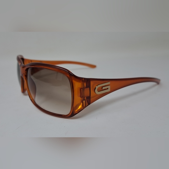 Gucci Sunglasses Vintage 90s Y2K Tom Ford Orange Brown GG2550/S LU4 58-15-125 - Picture 4 of 13